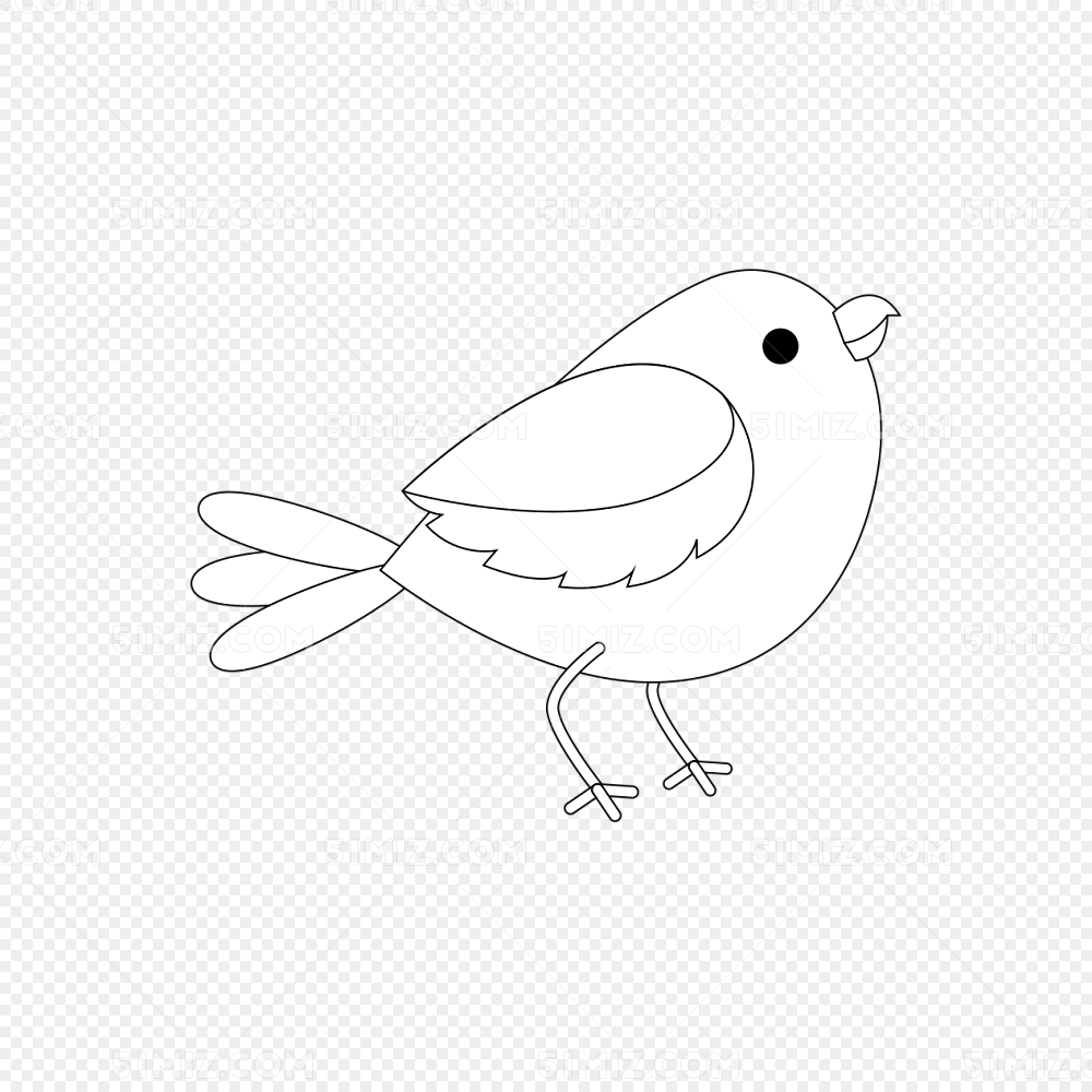 小鸟简笔画