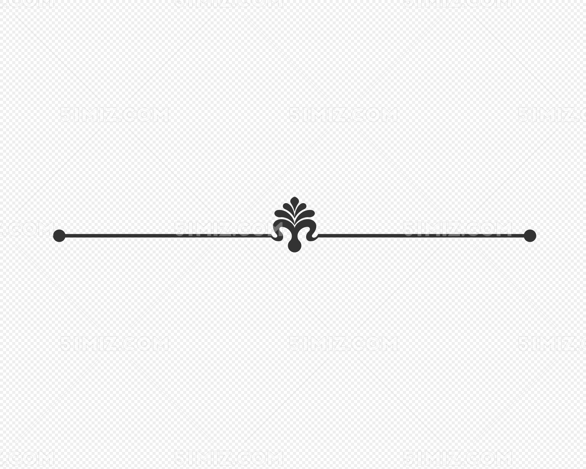 花纹边框元素分割线