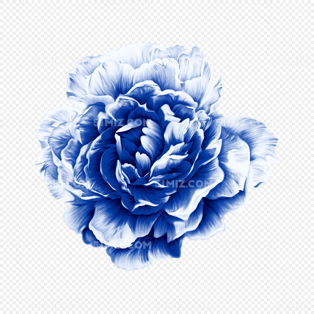 青花瓷牡丹花纹