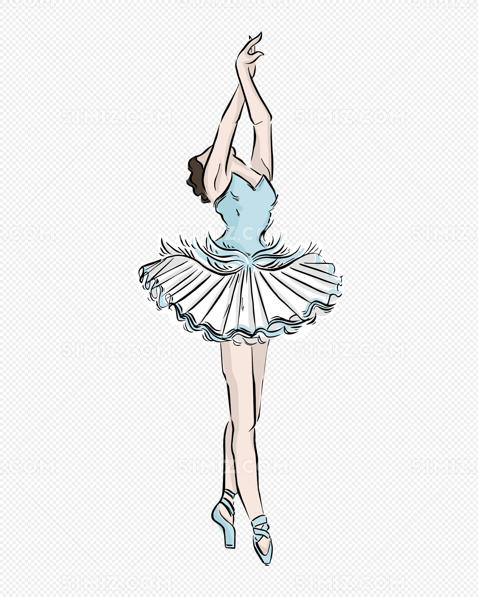 芭蕾少女|插画|商业插画|锅巴巴巴巴巴巴巴 - 原创作品 - 站酷 (ZCOOL)