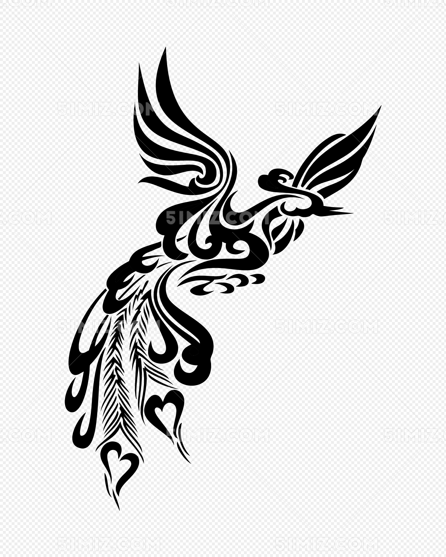 凤凰 中国风 吉祥 飞翔