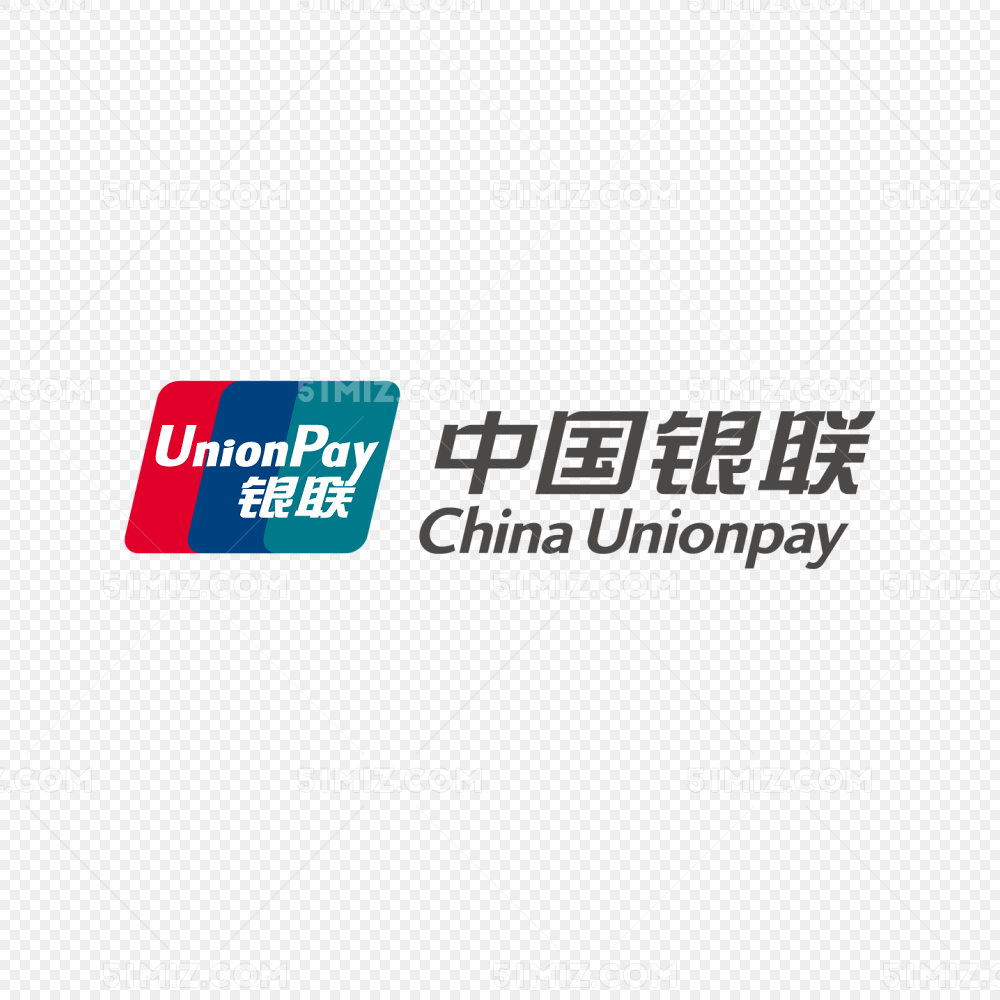 免费中国银联标志矢量图