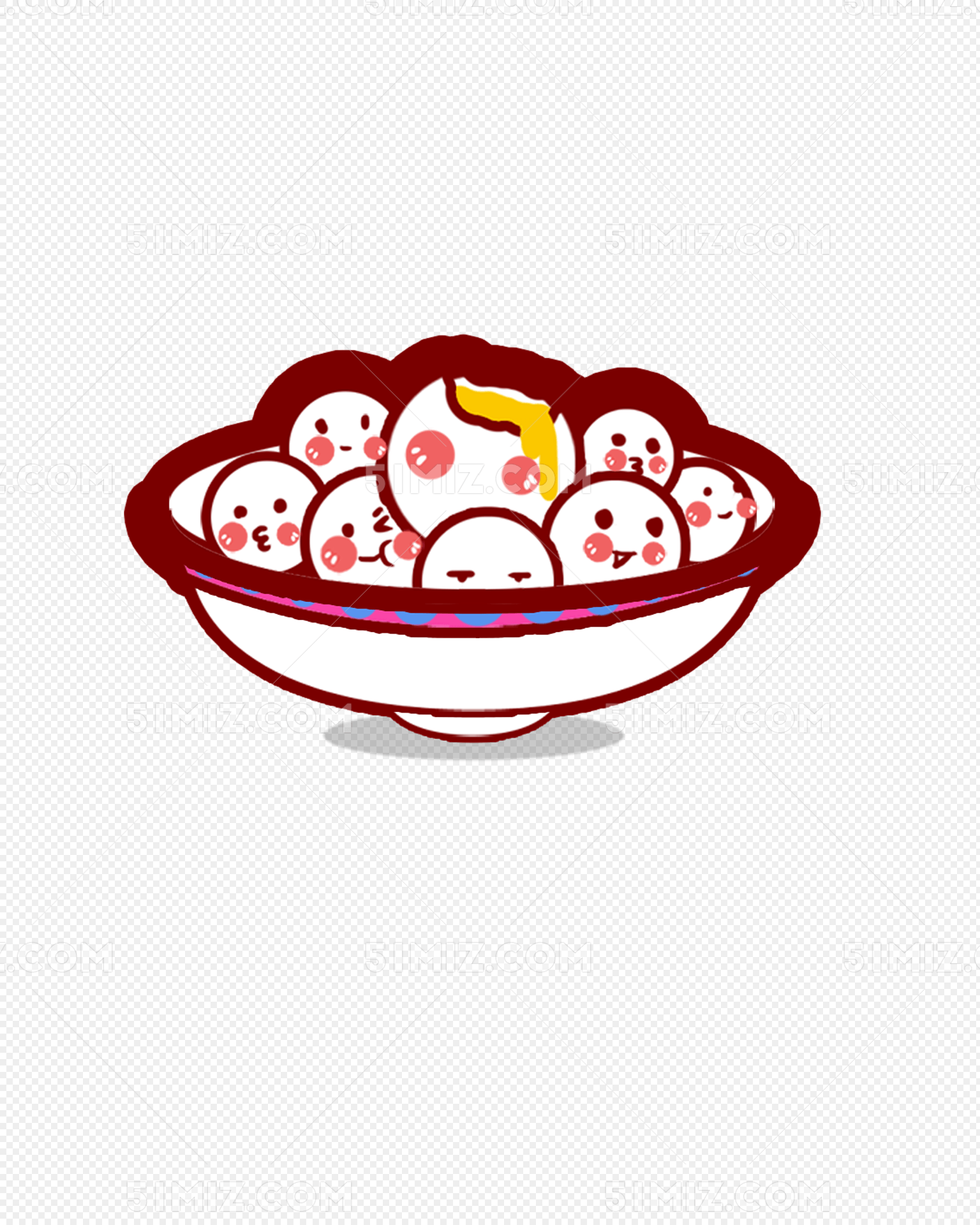 卡通汤圆