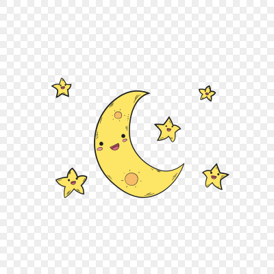 卡通卡通星星卡通月亮可爱可爱星星