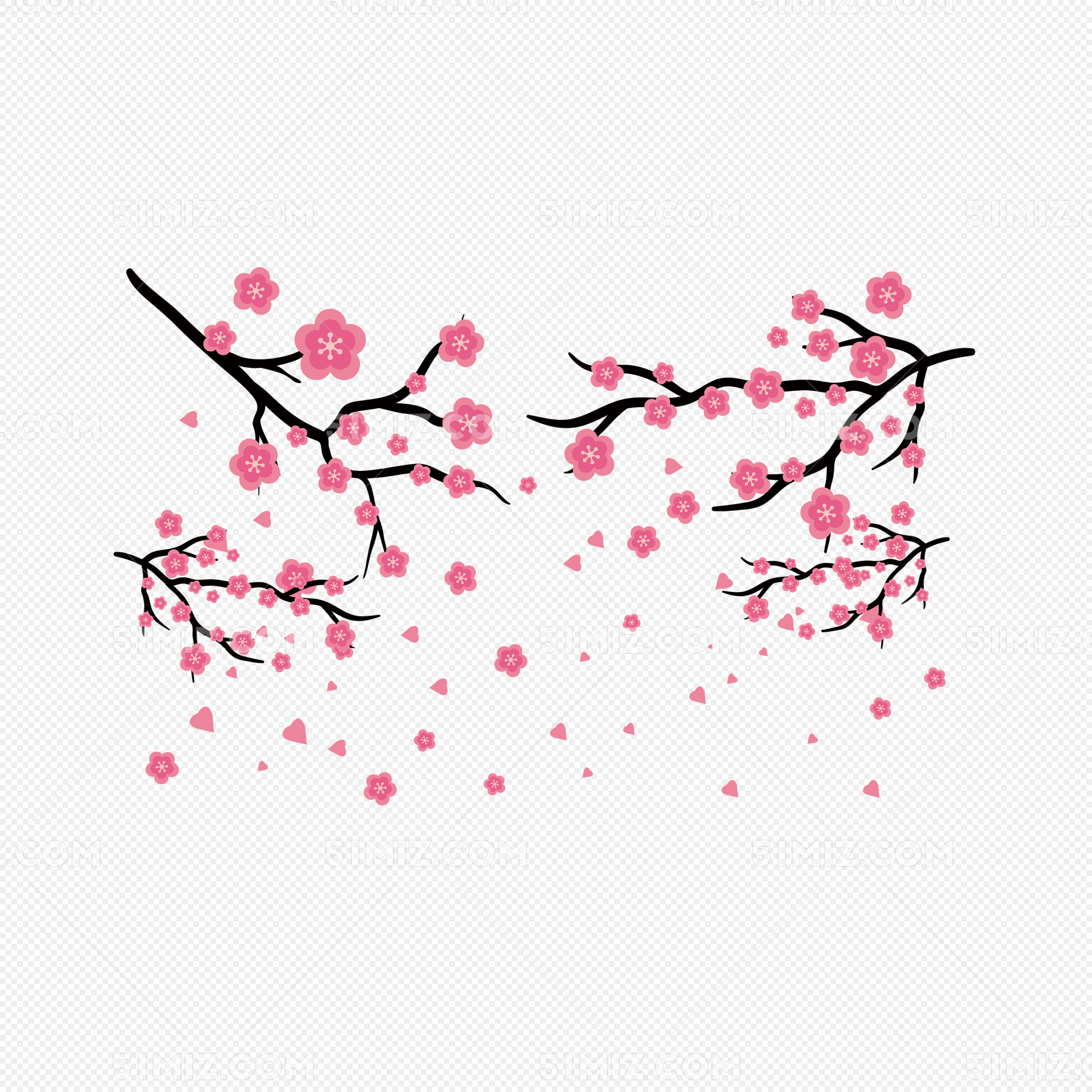 一组水彩手绘 桃花|纯艺术|水彩|山子莓 - 原创作品 - 站酷 (ZCOOL)