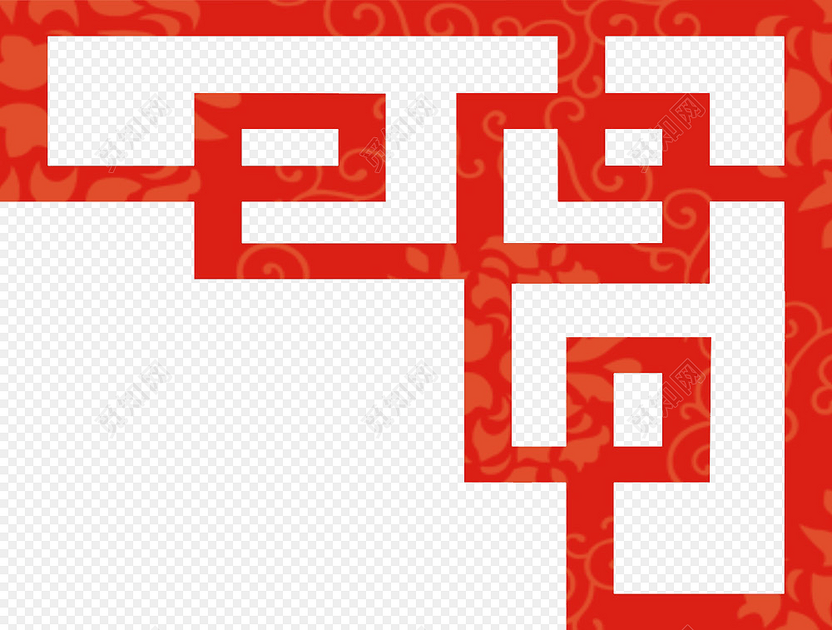 中国风底纹边框免费下载_png素材_觅知网