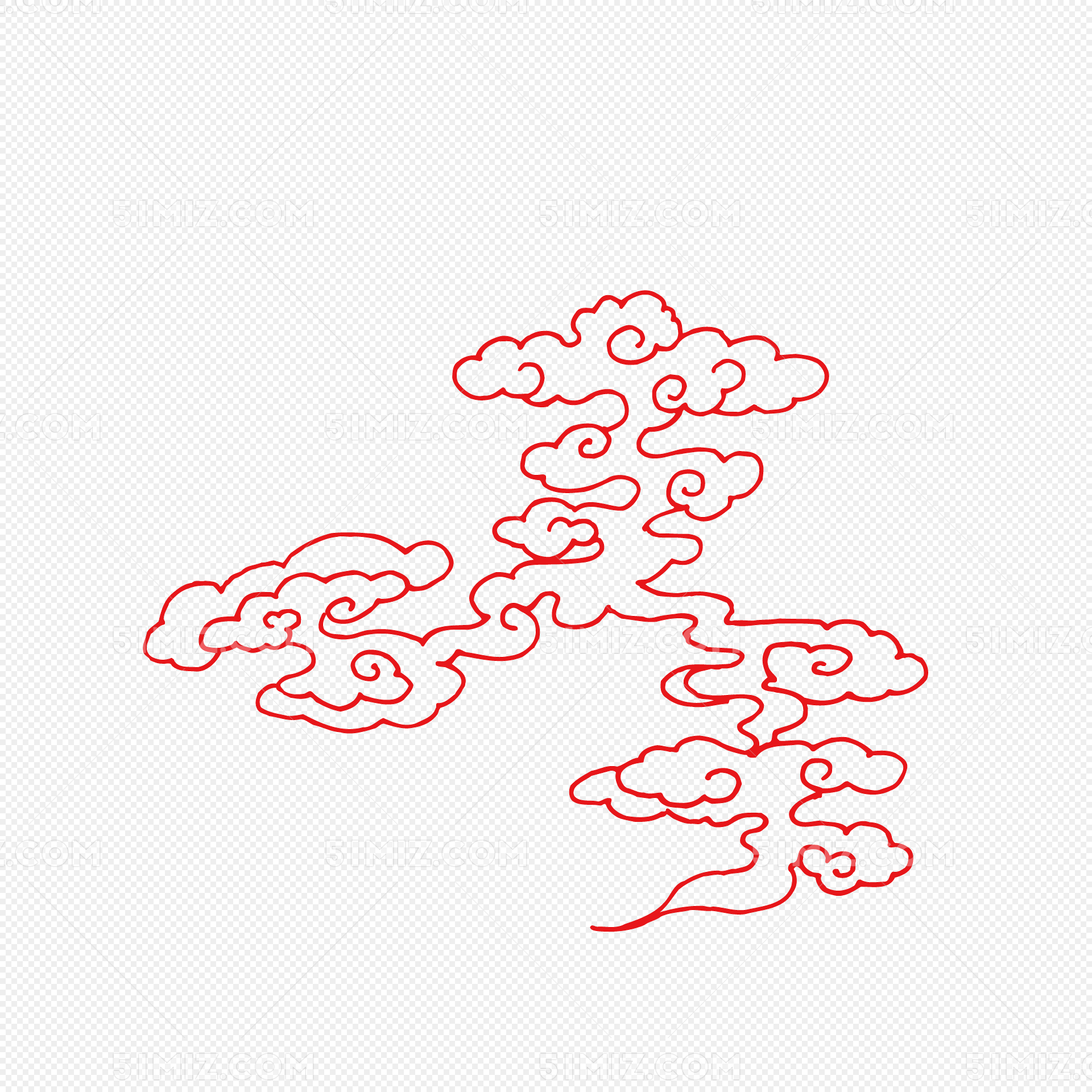 祥云图案素材