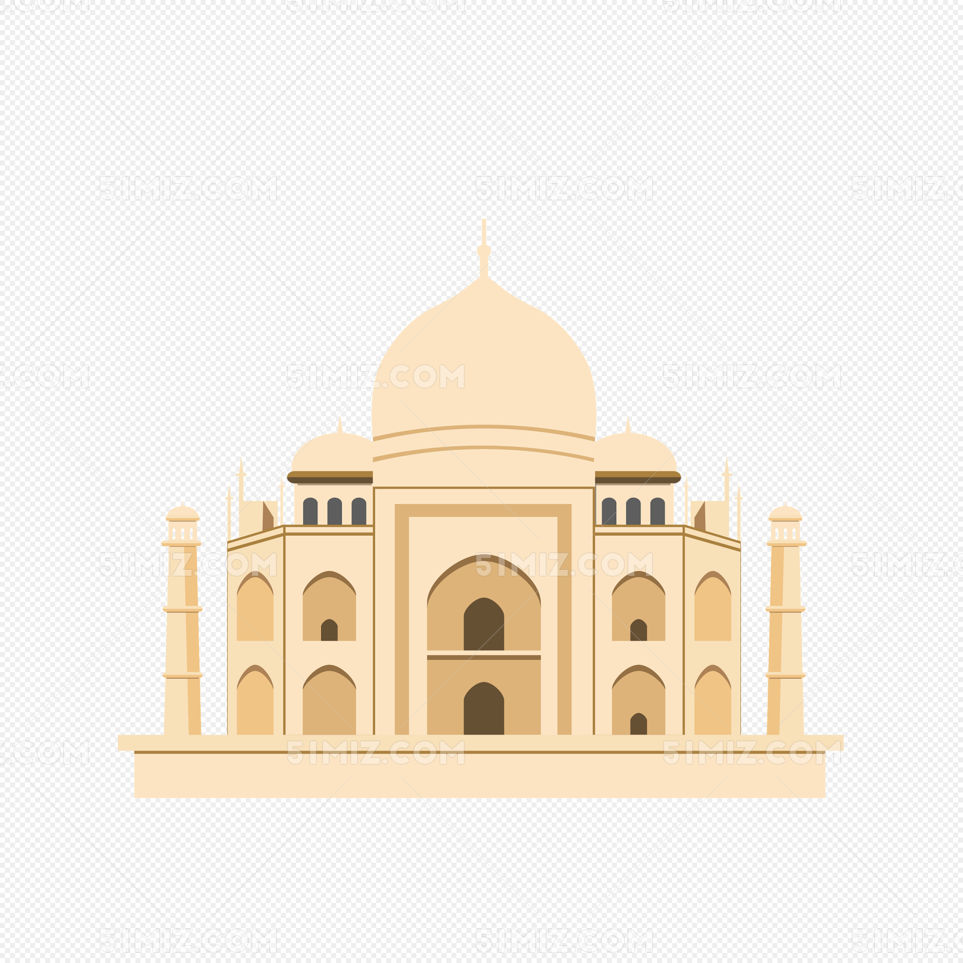 印度古建筑泰姬陵