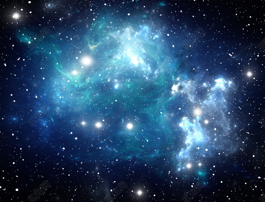 蓝色星球宇宙背景免费下载 - 觅知网