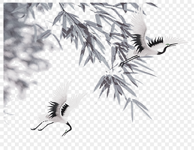 国画竹子素材