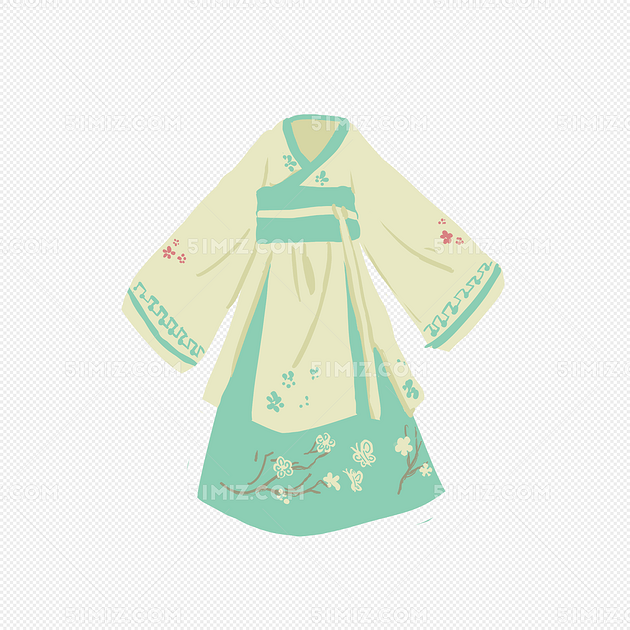 华丽汉服古装插画图片素材免费下载 - 觅知网