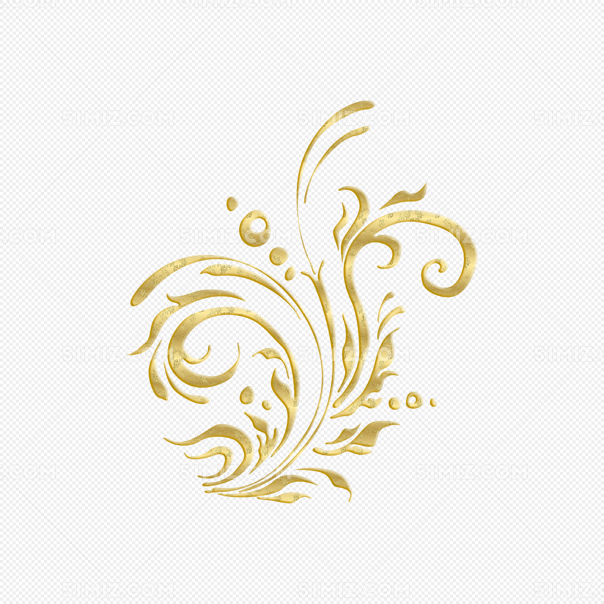 金色花纹金色花纹华丽花纹底纹花