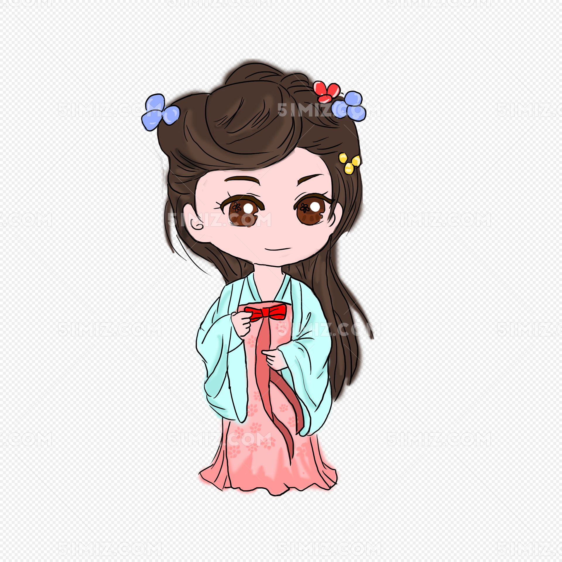卡通q版萝莉宫女宫廷古装