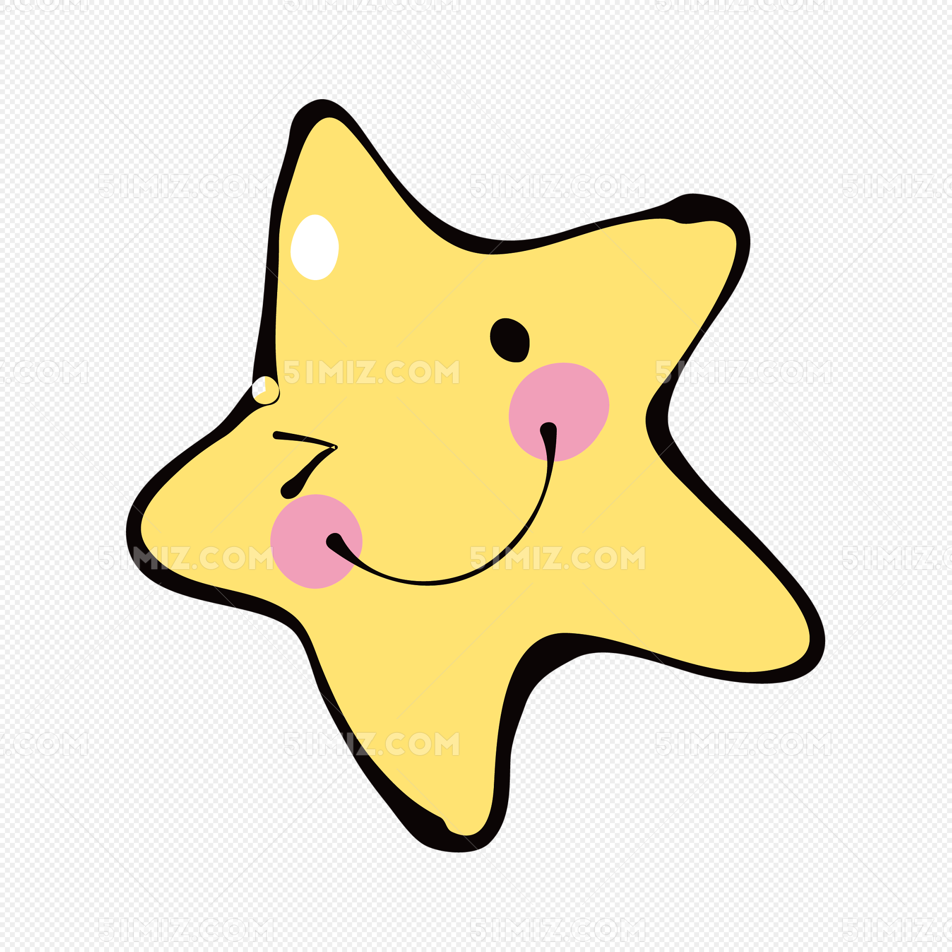 可爱手绘星星