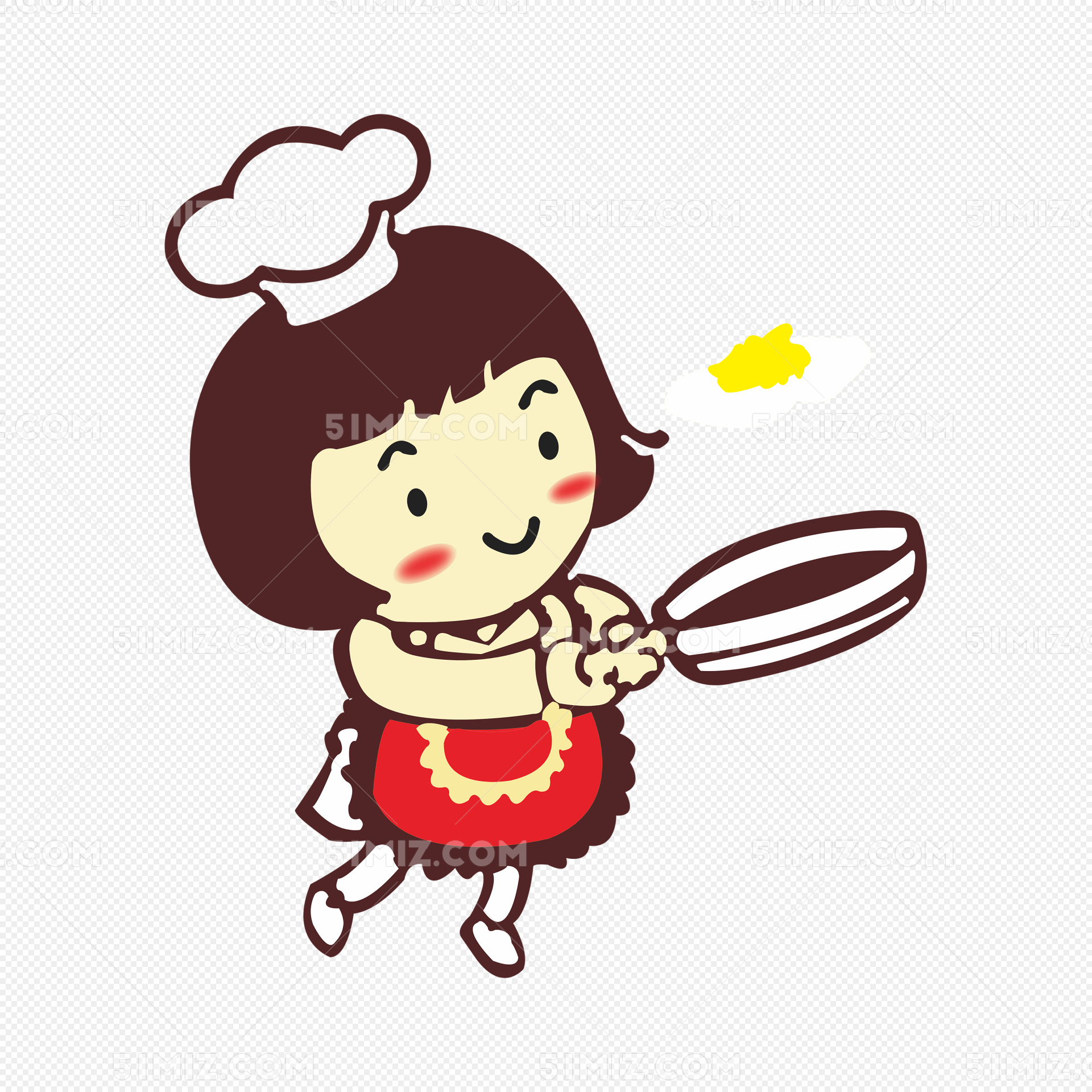 卡通厨娘