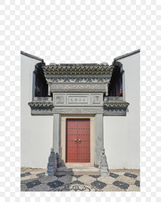 中式古建筑宅院大门