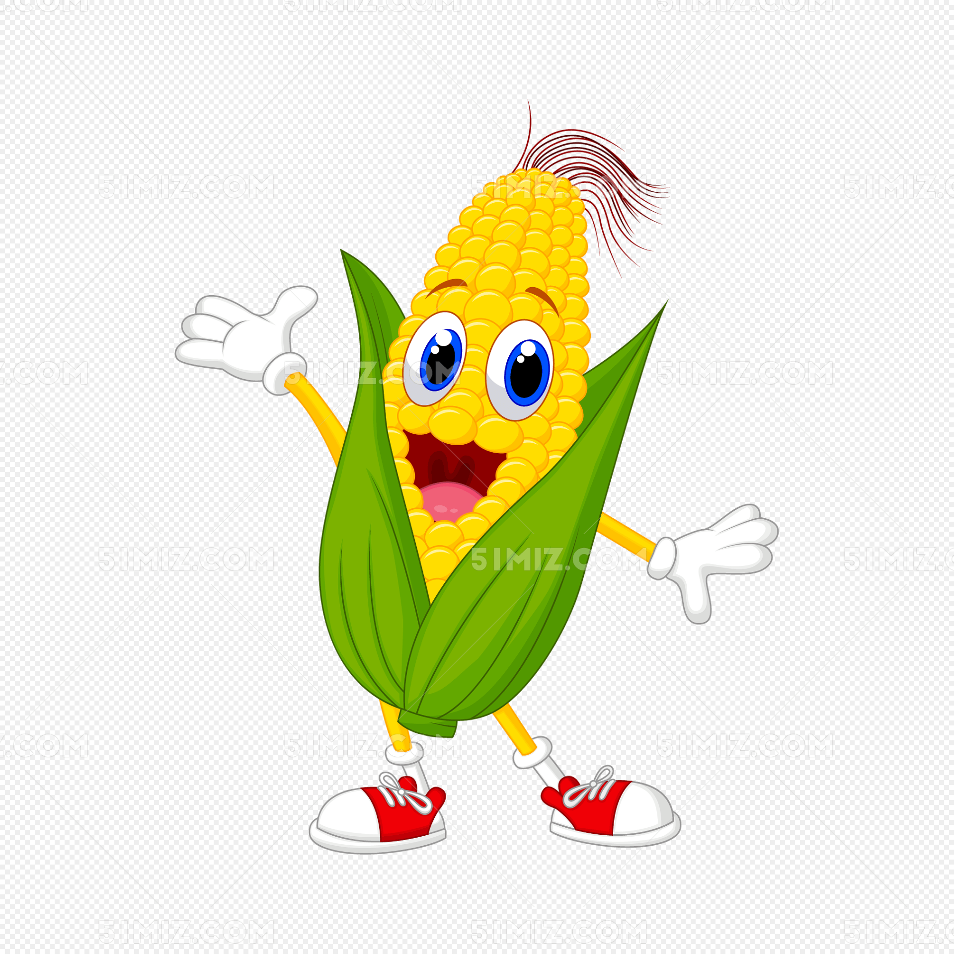 矢量卡通玉米