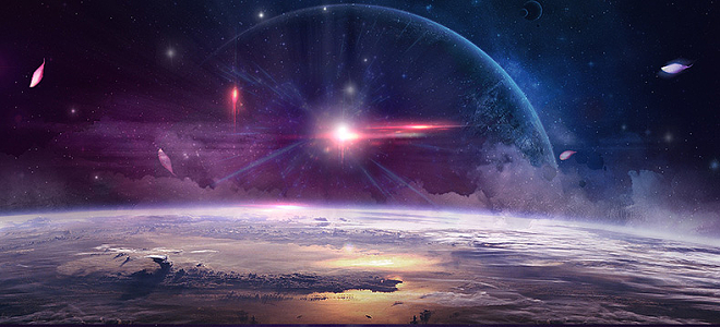 科幻炫酷星空素材-科幻炫酷星空素材图片下载-觅知网