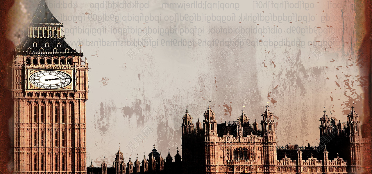 英伦风 复古banner免费下载_背景素材_觅知网
