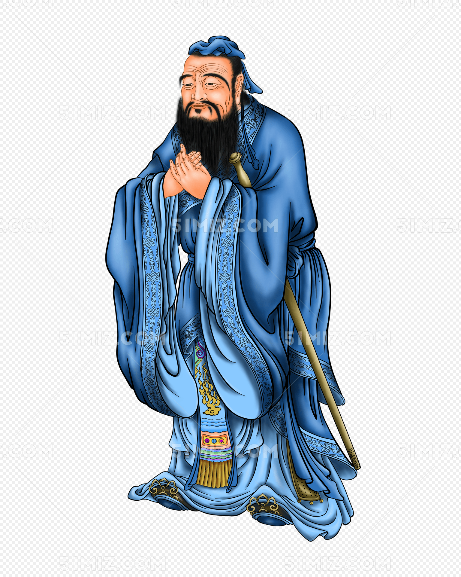 古人孔子图片素材免费下载_觅知网