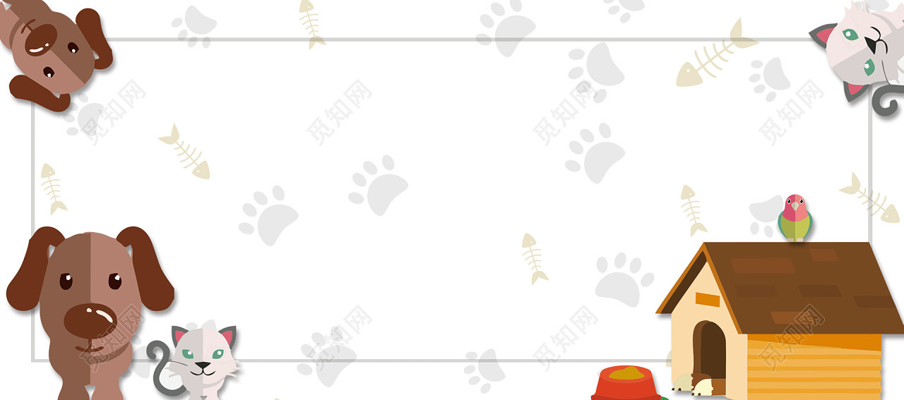 卡通糖果色宠物粮食狗粮电商banner免费下载_背景素材