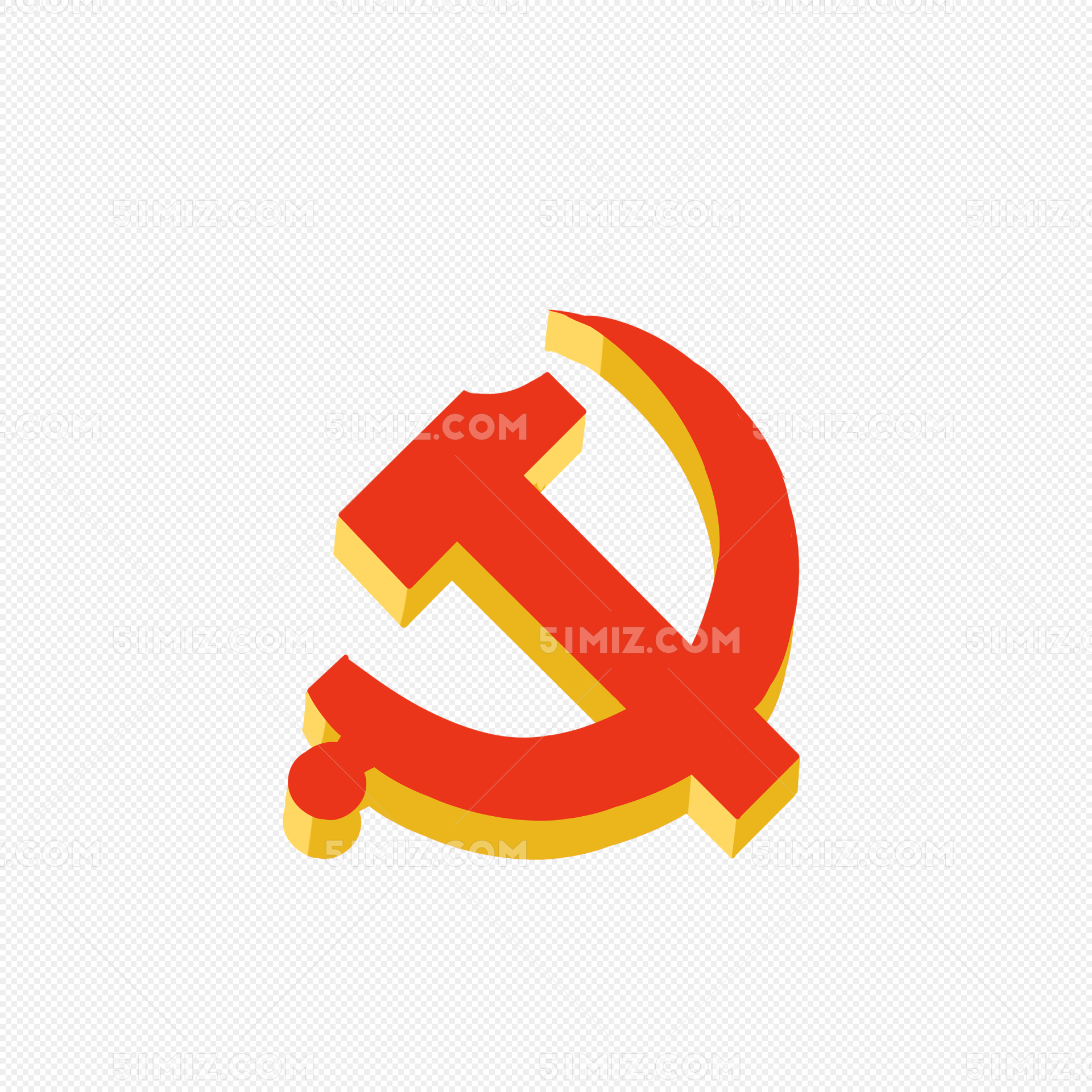 中国共产党党徽插画