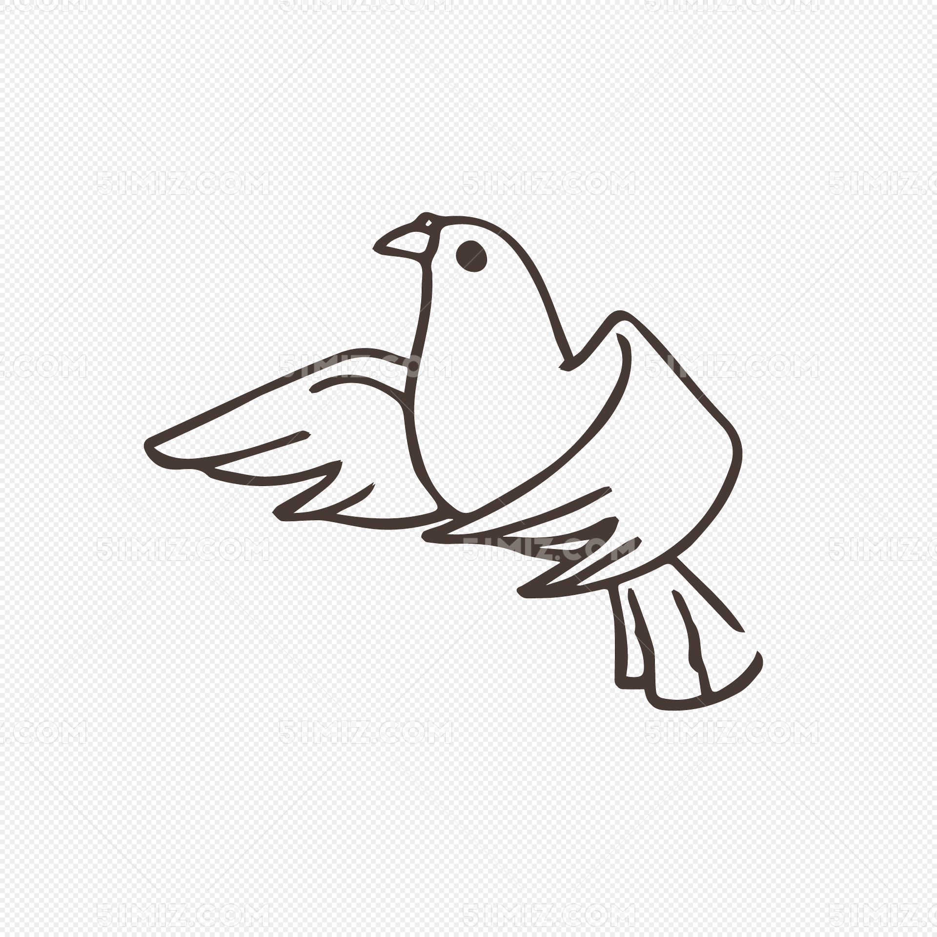100种简笔画作品 卡通海鸥怎么画简单又好看💛巧艺网