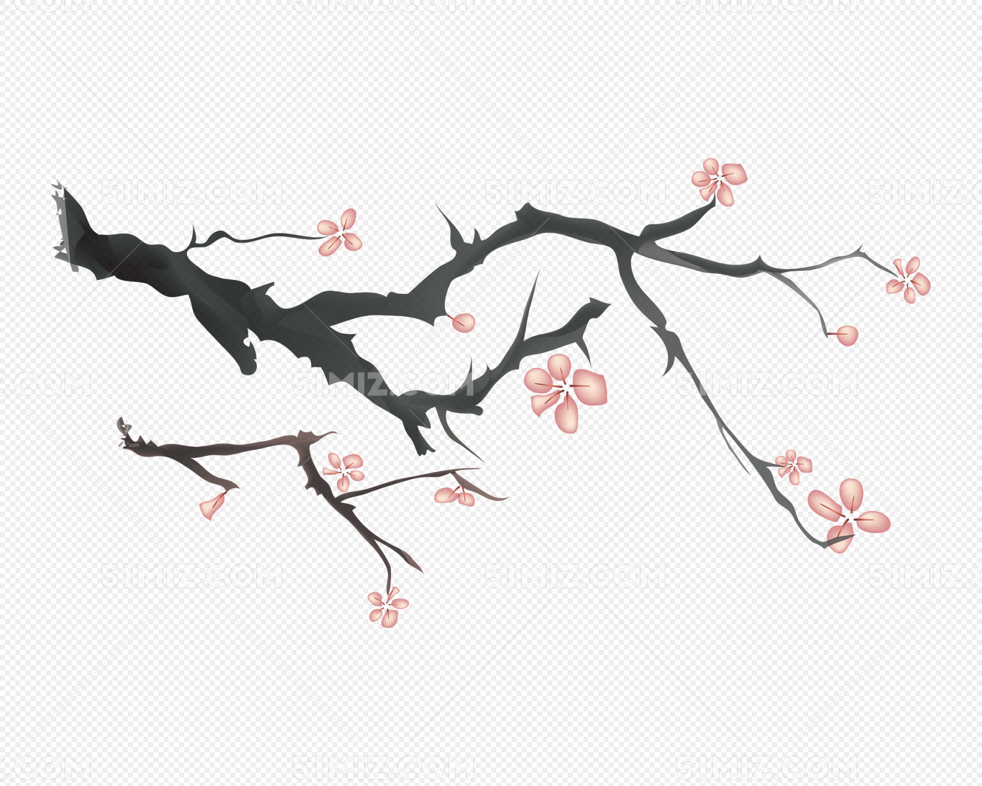 中国风水墨简笔画
