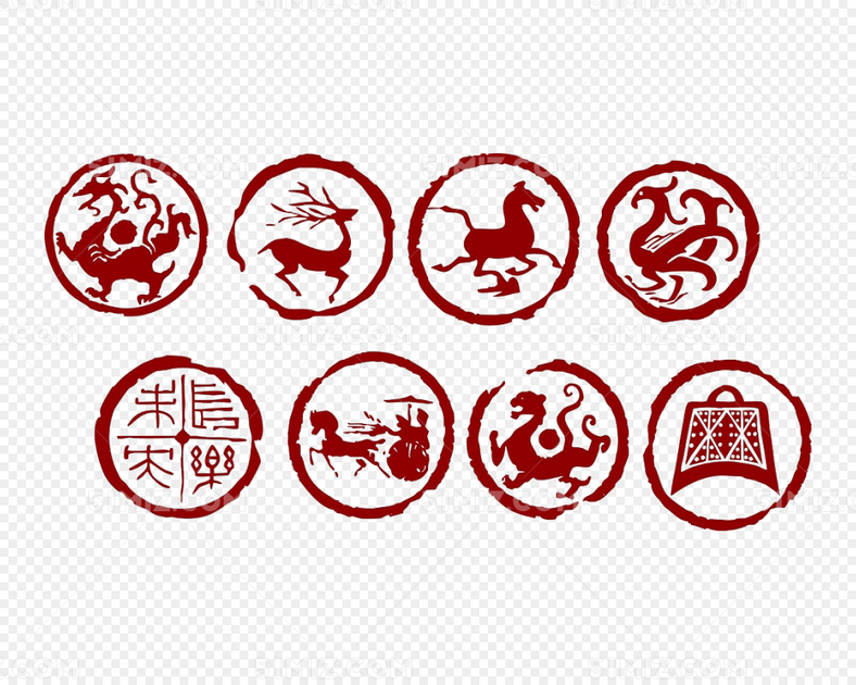 中国古代圆形印章