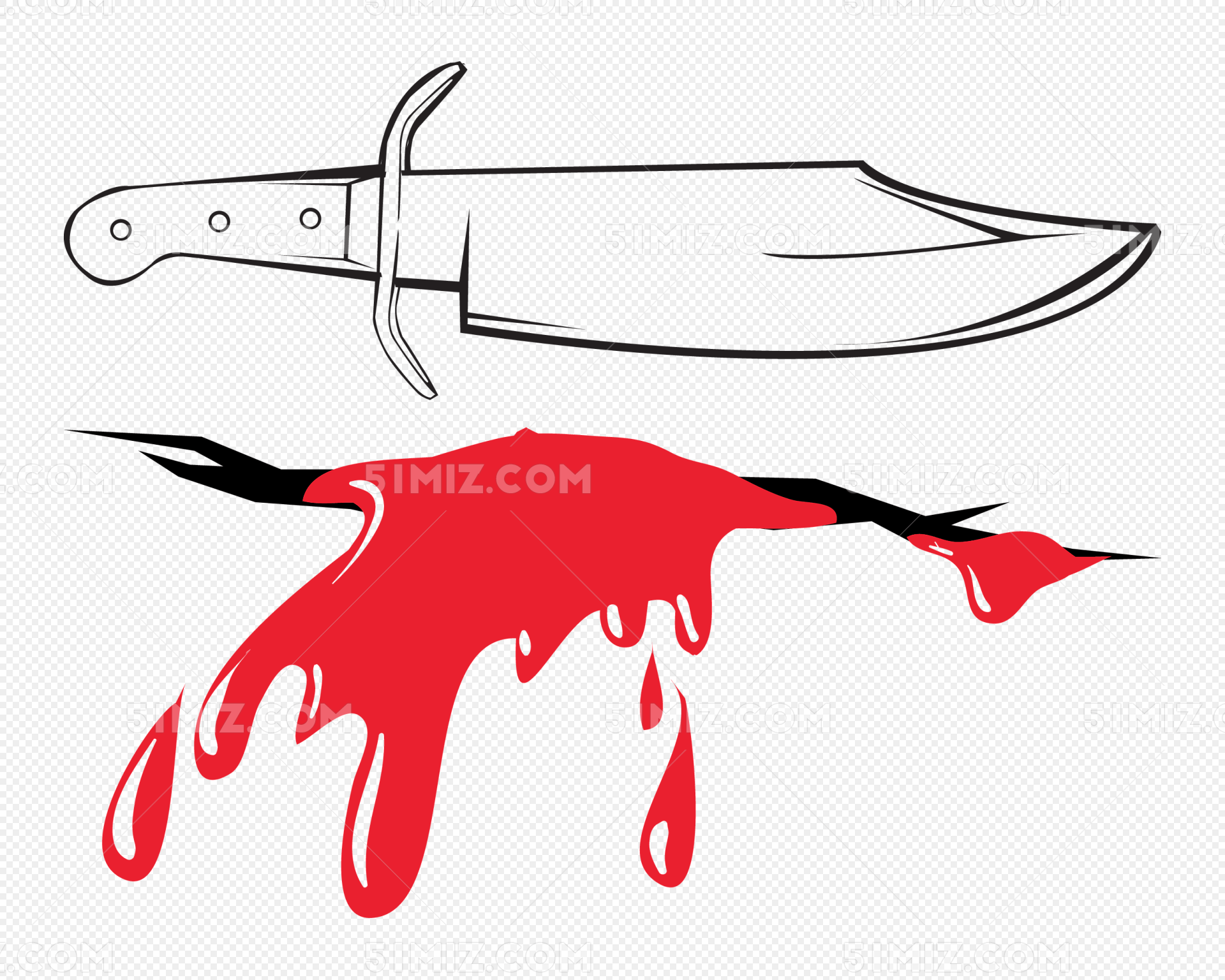 万圣节带血刀麦克梅尔尖刀PU砍刀 Cos屠夫玩具刀匕首道具鬼屋密室-阿里巴巴