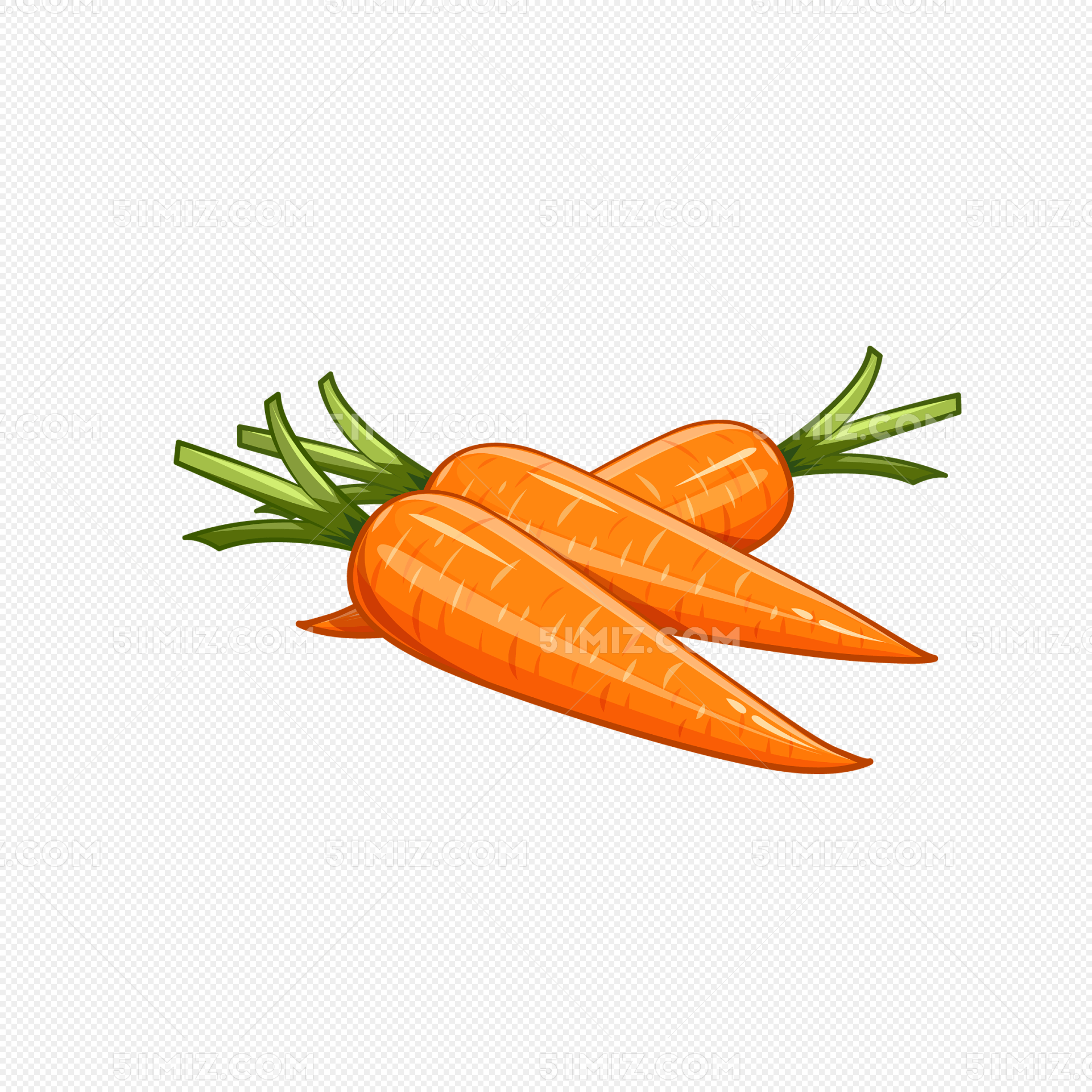 手绘胡萝卜png下载