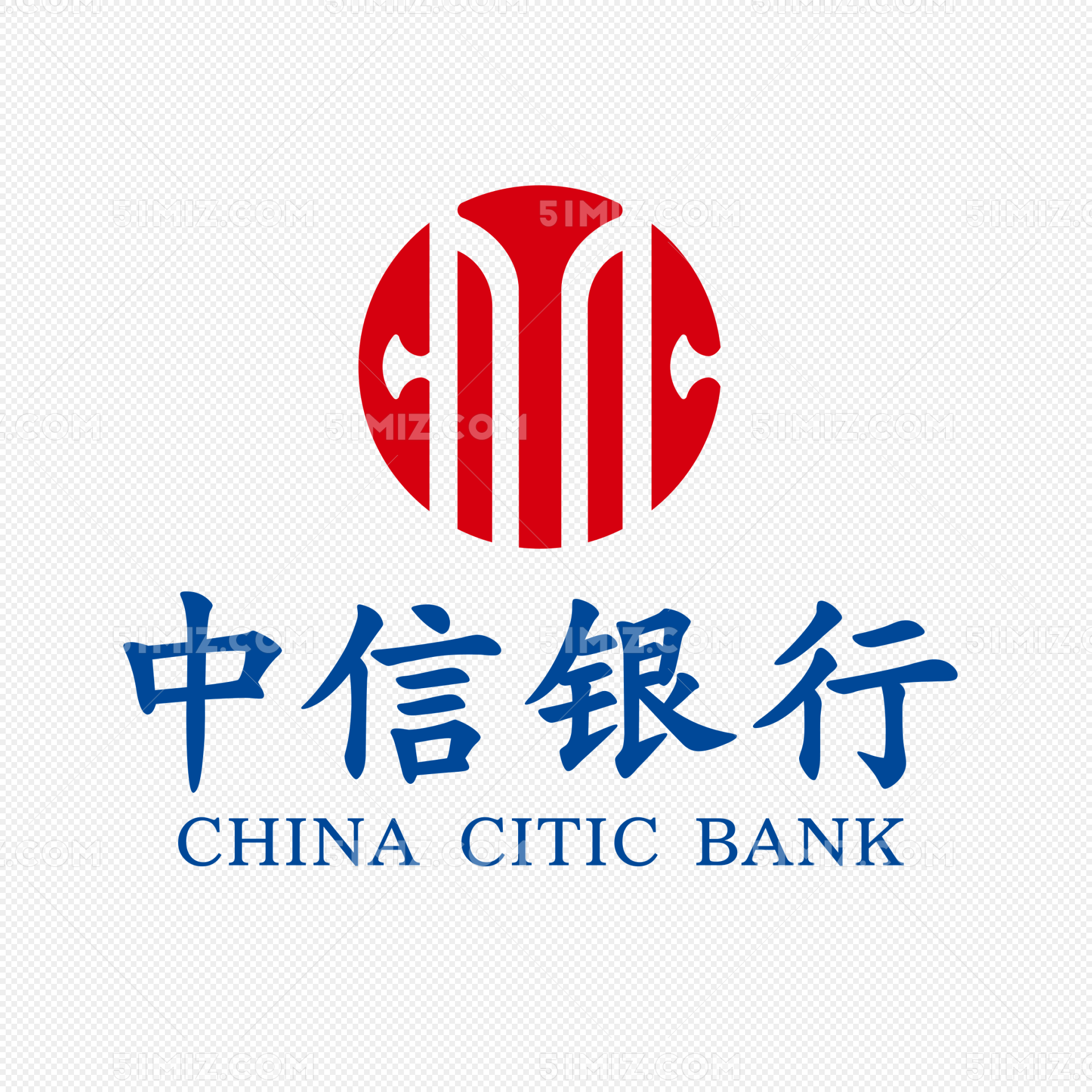 中信银行矢量logo标志