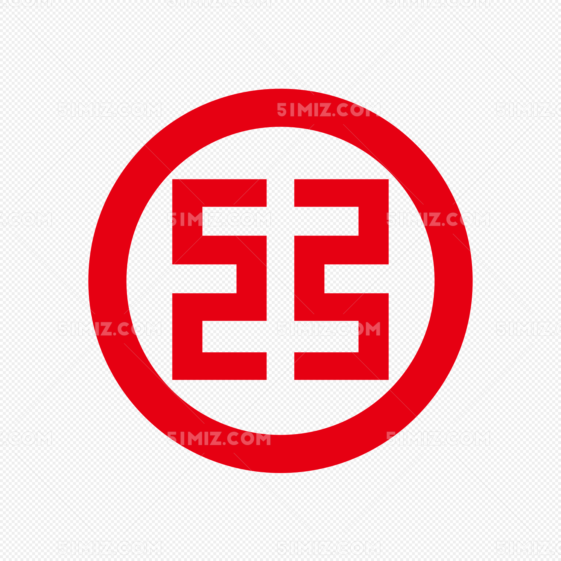 红色工商银行logo