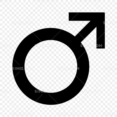 男性别符号标志图标