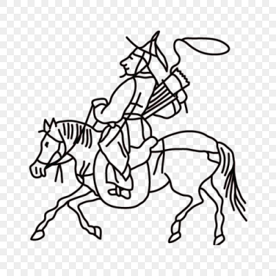 古代骑马