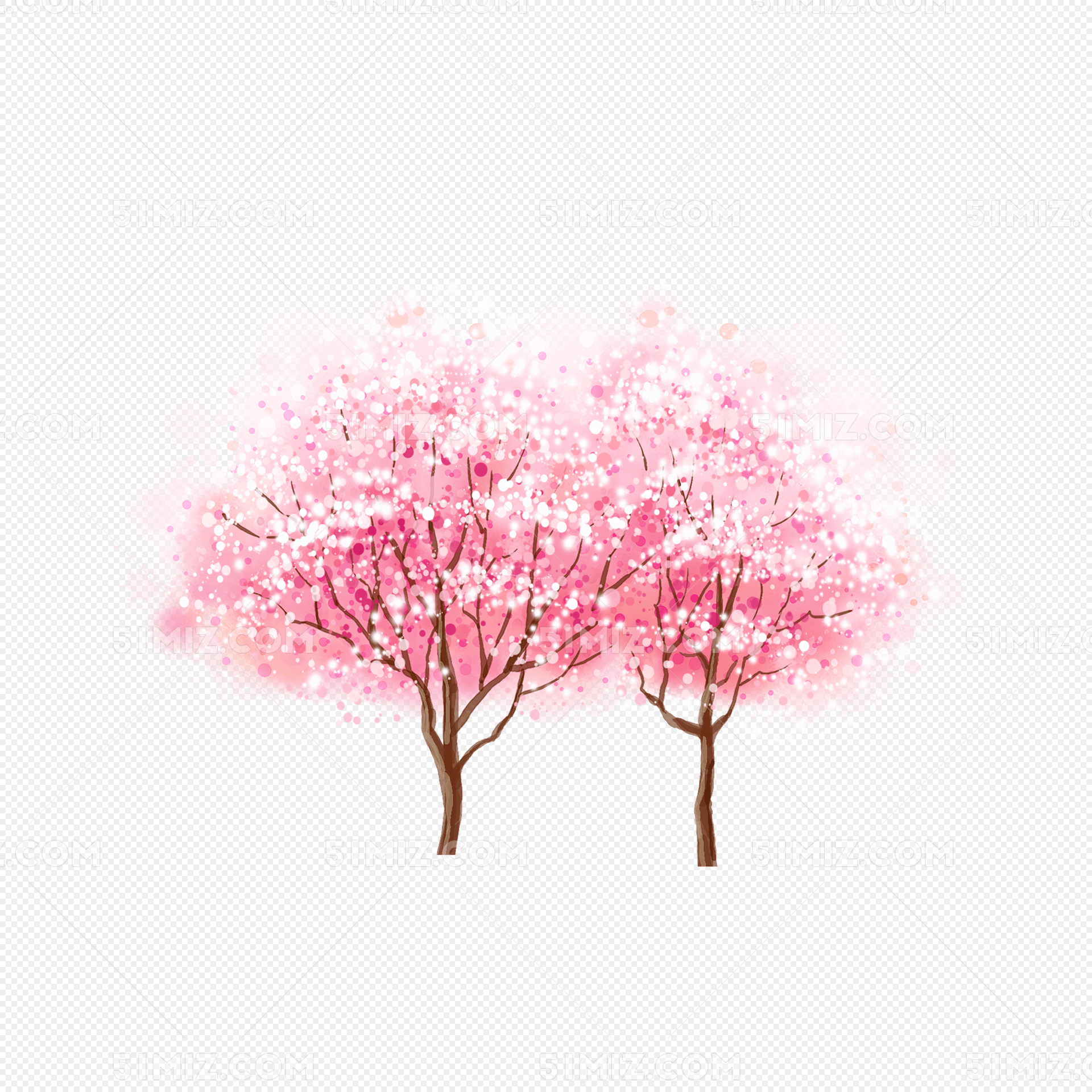 樱花树 幸福树图片素材免费下载_觅知网