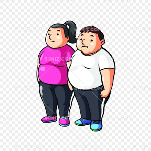 大肚腩的男孩女孩