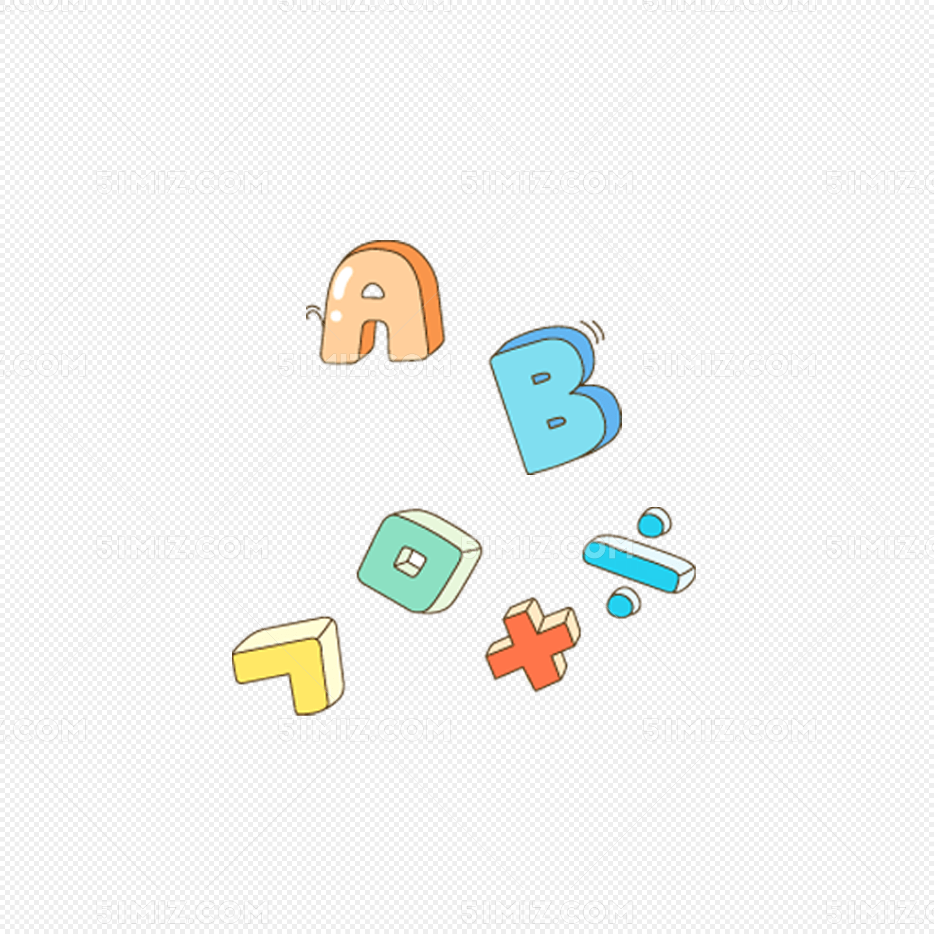 手绘abc