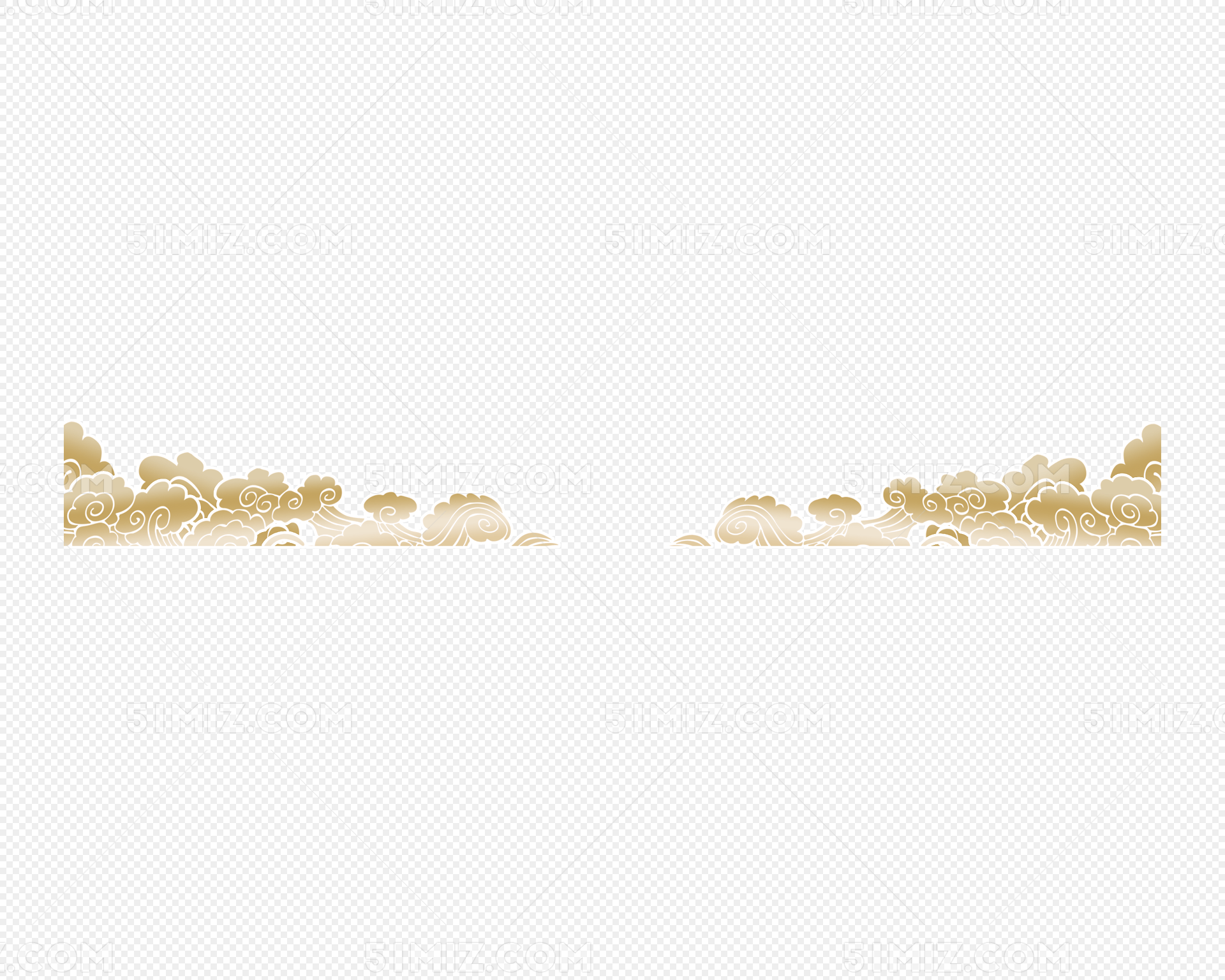 金色祥云素材