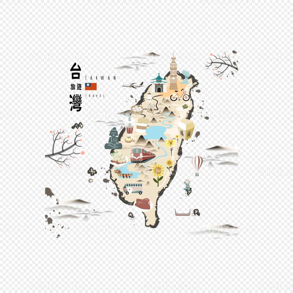 漂浮唯美台湾旅游景点集合