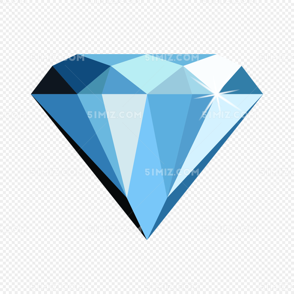 精美蓝色钻石