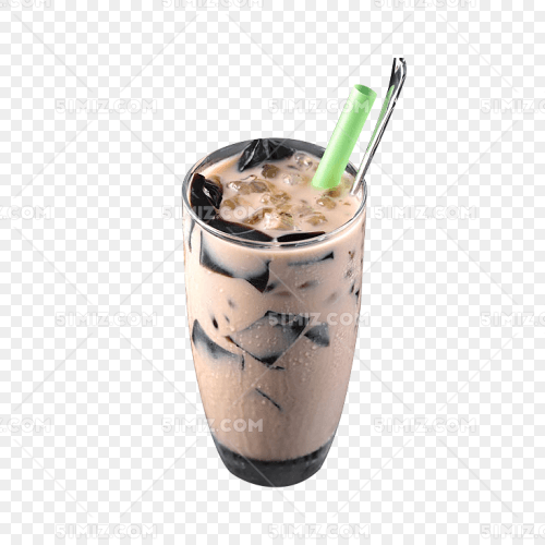 冰烧仙草奶茶免费下载_png素材_觅知网