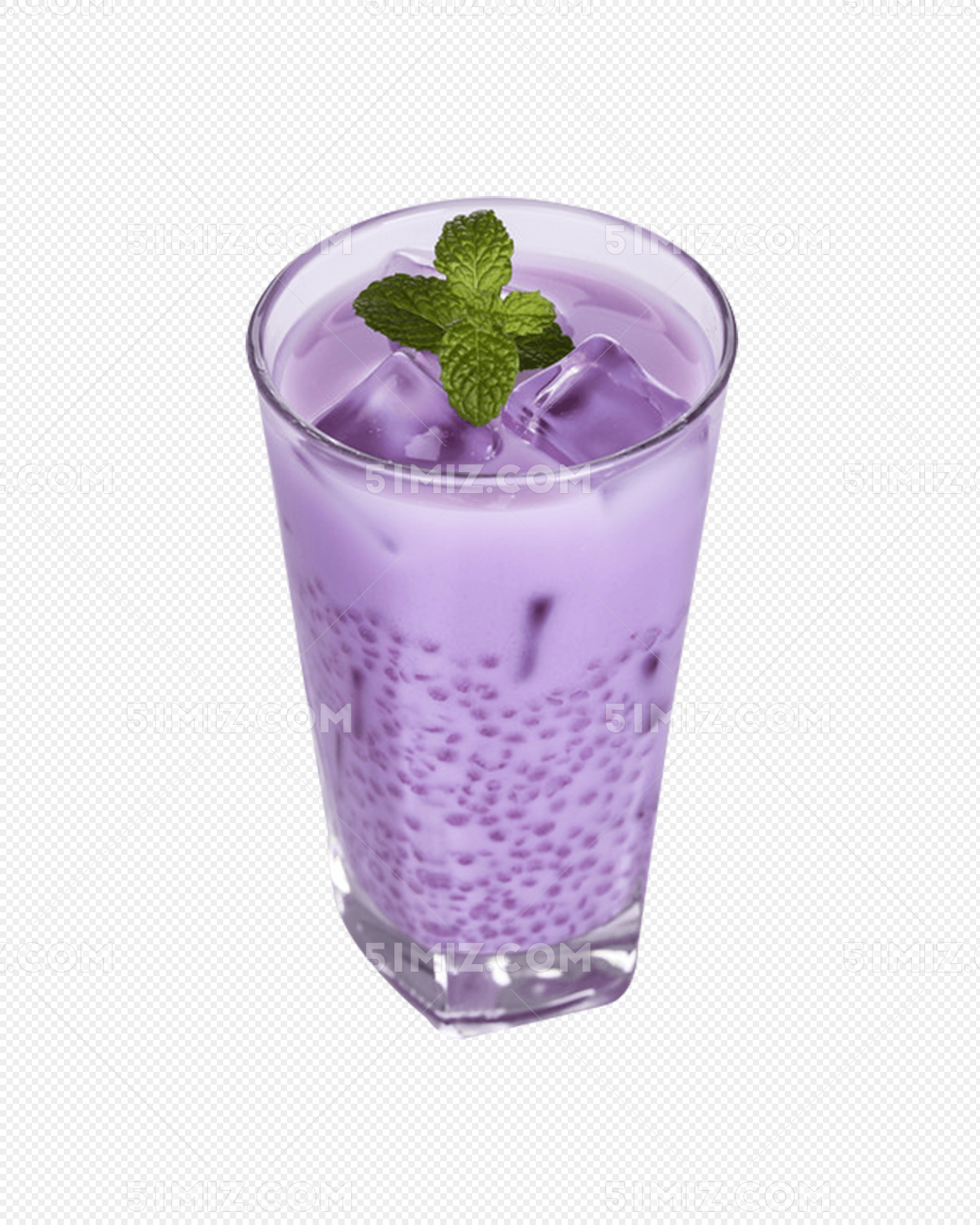 饮料香芋西米露奶茶茶饮图