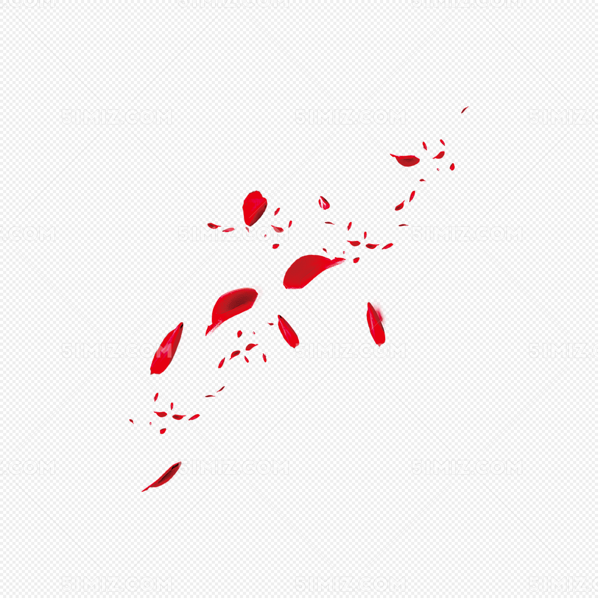 漂浮花瓣素材