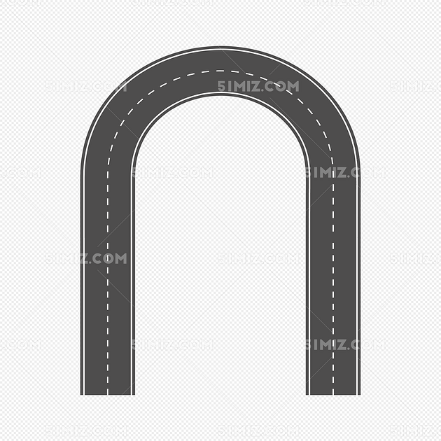 u形公路弯道