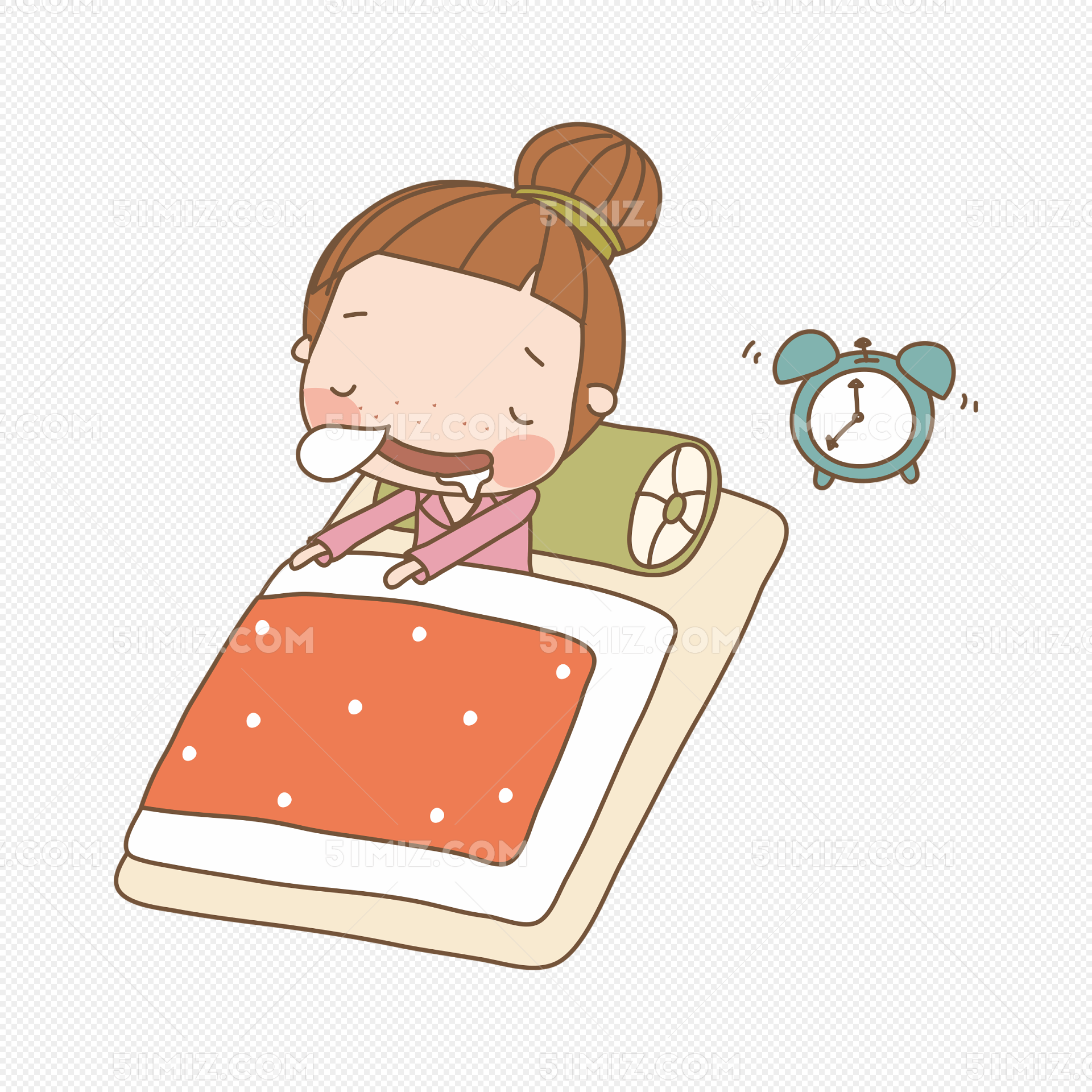 睡觉的女孩