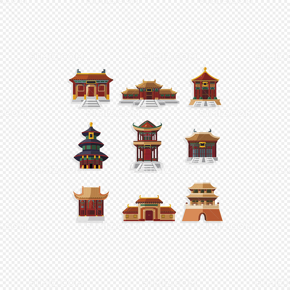 卡通楼阁