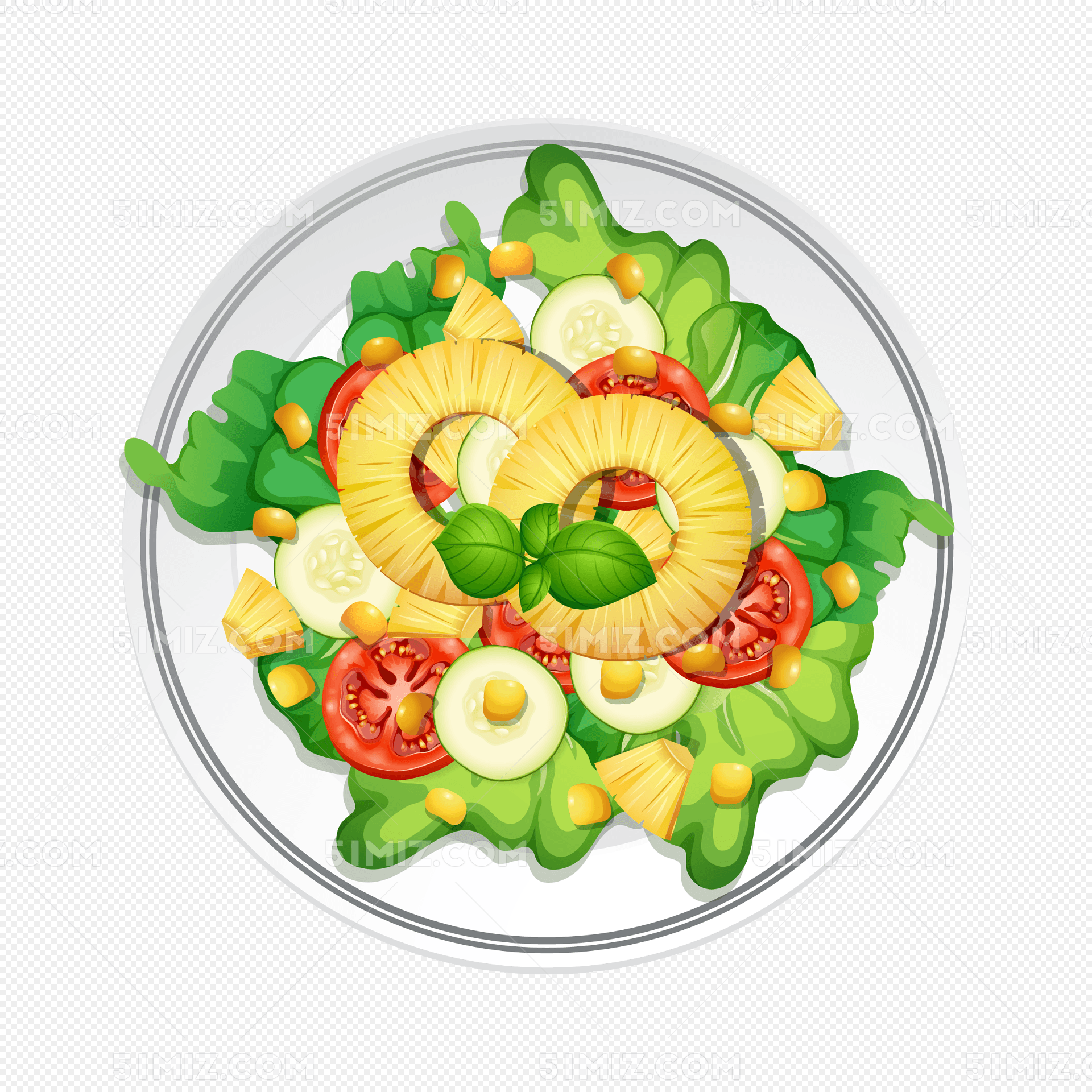卡通美食封面