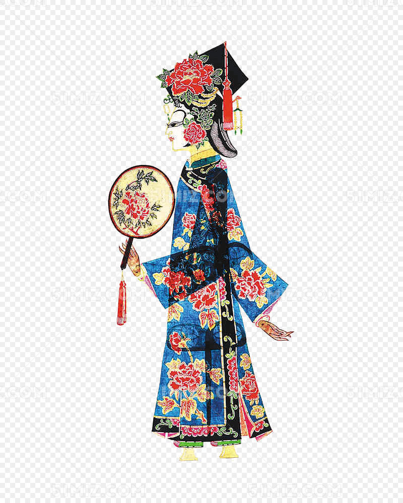 皮影人物