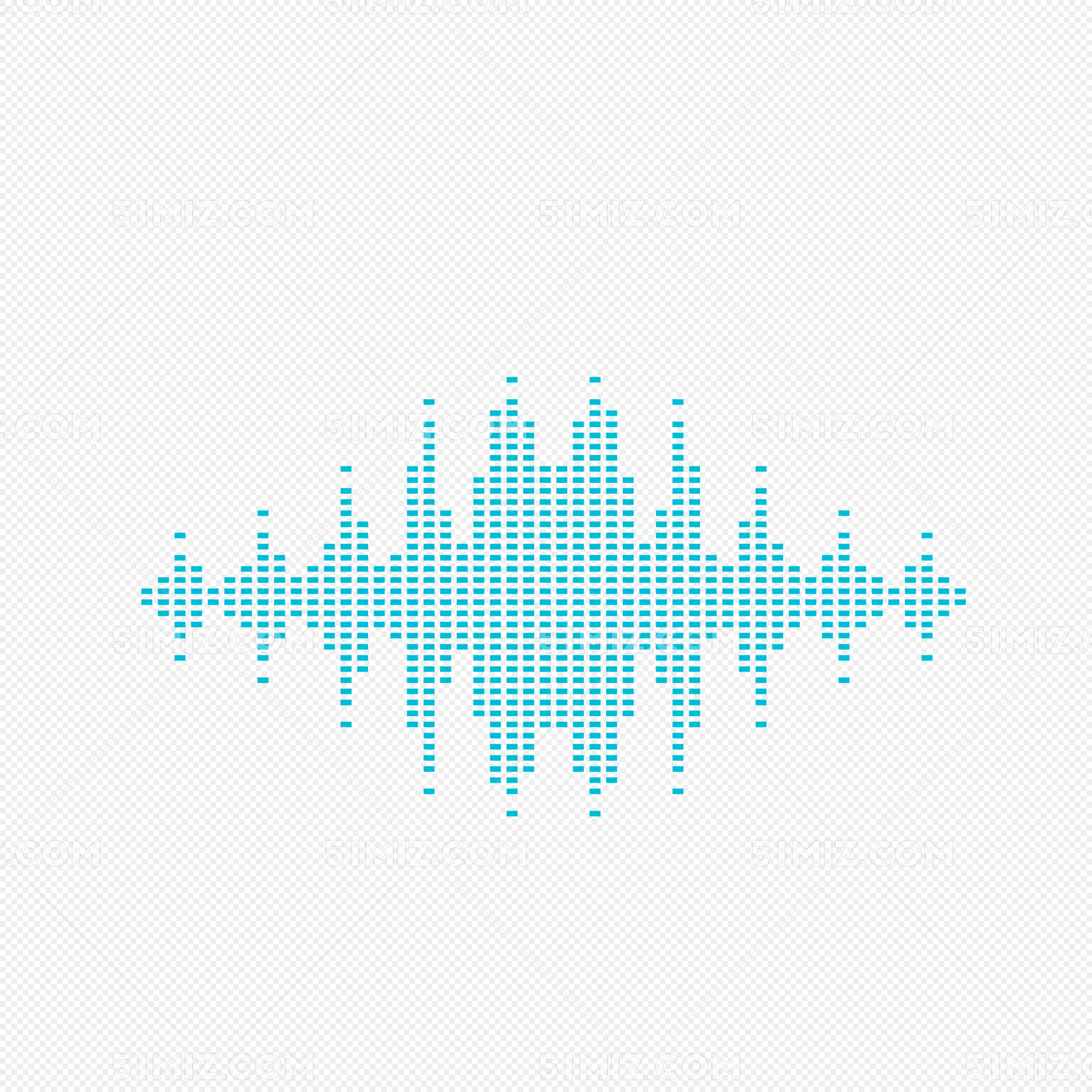 矢量像素声波曲线png图片免费下载_png素材_觅知网